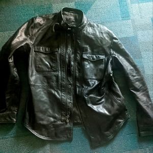 John Varvatos leather jacket